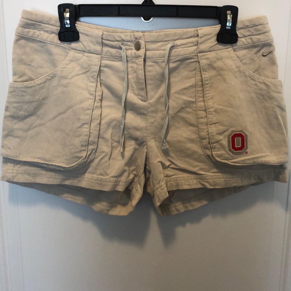Light weight Nike corduroy Ohio State shorts